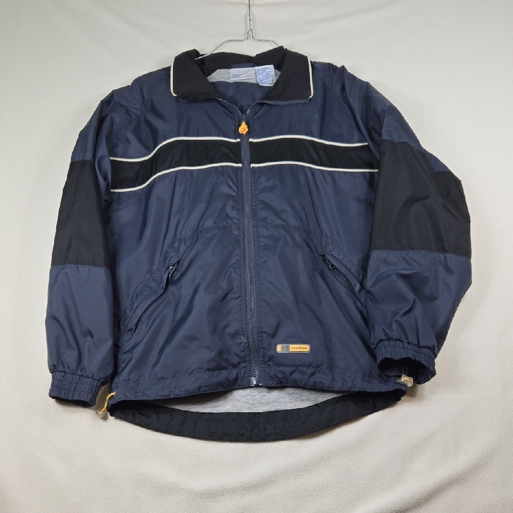 Reebok Navy Blue Windbreaker Jacket And Matching Pants
